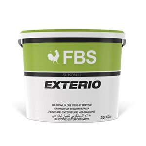 Fbs Exterio Silikonlu Dış Cephe Boyası 20 Kg Buz Beyazı Buz Beyazı