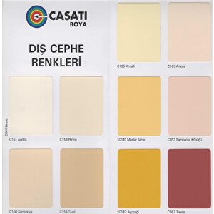 Casati Silikonlu Dış Cephe Boyası 15 Lt Buz Beyazı Buz Beyazı