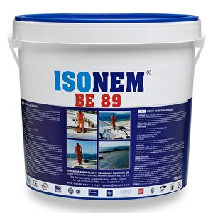 İsonem Be 89 Likit Kauçuk Membran 18 Kg Siyah