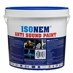 İsonem Anti Sound Paint Ses Yalıtım Boyası 10 Lt Beyaz