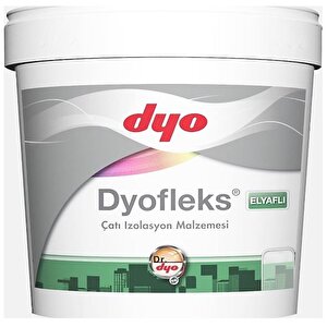 Dyofleks Elyaflı Çatı Su İzolasyon Malzemesi 5 Lt Beyaz