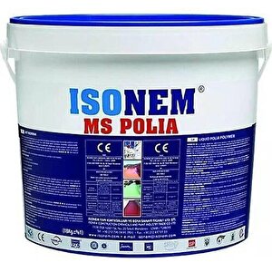 İsonem Ms Polia Su Yalıtım Boyası 10 Kg Antrasit Gri 7016