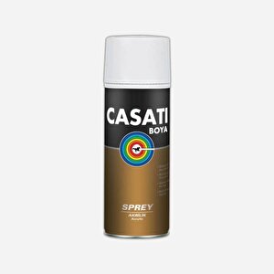 Casati Akrilik Sprey Boya 400 Ml S355 Düz Beyaz Ral 9016