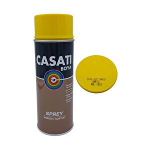 Casati Akrilik Sprey Boya 400 Ml S316 Düz Taksi Sarısı Ral 1023