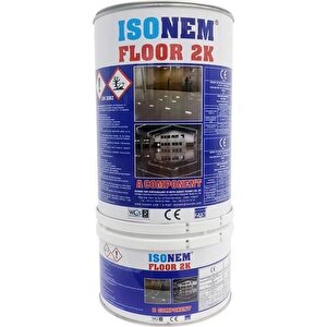 İsonem Floor 2k Solventsiz Epoksi Zemin Boyası 5 Kg Şeffaf
