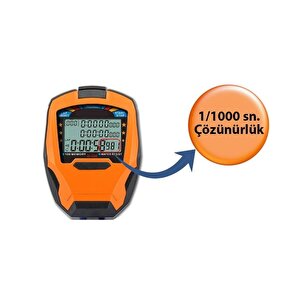 D-308 Profesyonel Kronometre '100 Lap Hafızalı' 1/1000 Saniye