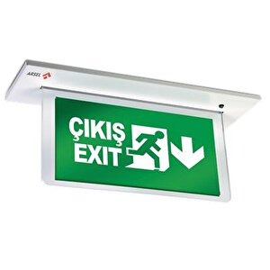 Arsel Sfs Sıva Altı Sfs30-3-l-sa Acil Çıkış Yönlendirme Armatürü Sürekli Ve Kesintide 180 Dak. Yanan 10xf Led