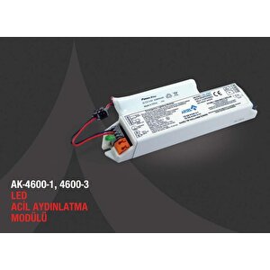 Arsel Ak-4600s-1 Led Lambalar İçin Acil Durum Yedekleme Kiti Kesintide 60 Dak. Yanan 3,5-70 Volt Led Lamba