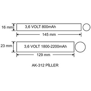 Arsel Ak-390-3 Led Lambalar İçin Acil Durum Yedekleme Kiti Kesintide 180 Dak. Yanan 50-90 Volt