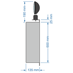 Arsel Vsle-226/1 Versalite Ip-65 2x26 Led Kesintide 60 Dak. Ensto Kasa Acil Aydınlatma Armatürü
