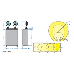 Arsel Vsle-226/1 Versalite Ip-65 2x26 Led Kesintide 60 Dak. Ensto Kasa Acil Aydınlatma Armatürü
