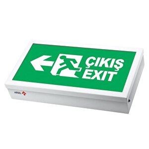 Arsel Ekolite Ae-6213-l Acil Çıkış Yönlendirme Armatürü Sürekli Ve Kesintide 180 Dak. Yanan 20xf Led