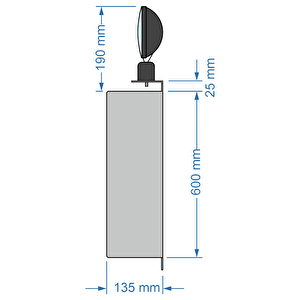 Arsel Vsle-226/3 Versalite Ip-65 2x26 Led Kesintide 180 Dak. Ensto Kasa Acil Aydınlatma Armatürü