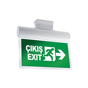 Arsel Orion Aeb-30223-l Acil Çıkış Yönlendirme Armatürü Sürekli Ve Kesintide 180 Dak. Yanan 10xf Led