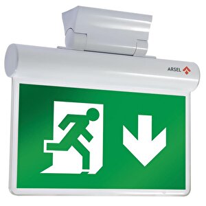 Arsel Sfs Sfs30-3-l Acil Çıkış Yönlendirme Armatürü Sürekli Ve Kesintide 180 Dak. Yanan 11xf Led