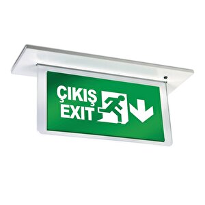 Arsel Orion Aeb-39020-l Sıva Altı Acil Çıkış Yönlendirme Armatürü Şebekeden Yanan 20xf Led
