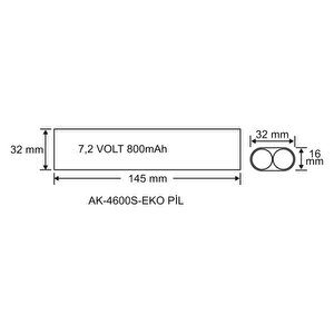 Arsel Ak-4600s-3 Led Lambalar İçin Acil Durum Yedekleme Kiti Kesintide 180 Dak. Yanan 3,5-70 Volt Led Lamba