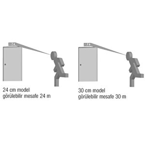 Arsel Orion Aeb-30223-l Sıva Altı Acil Çıkış Yönlendirme Armatürü Sürekli Ve Kesintide 180 Dak. Yanan 10xf Led