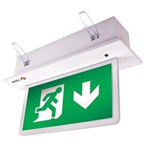 Arsel Dali-arselite Ae-2223-l-dali̇ Sıva Altı Acil Çıkış Yönlendirme Armatürü Sürekli Ve Kesintide 180 Dak. Yanan 500 Lümen Led