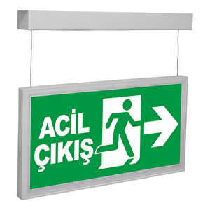 Arsel Aes-26223-l Onled-lite Acil Çıkış Yönlendirme Armatürü Sürekli Ve Kesintide 180 Dak. Yanan 20xf Led
