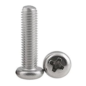 Çetin Kraft Din 7985 Ysb A2 Küt Uçlu Tam Diş Metrik Vida 4x45 - 100 Adet