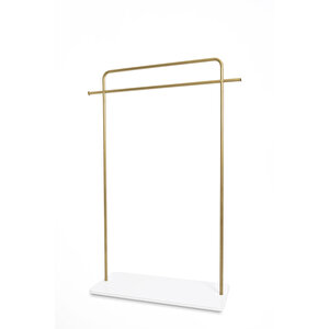Zeus Metal Ayaklı Askılık Konfeksiyon Askılığı Gold Elbise Askılığı Kıyafet Askılığı