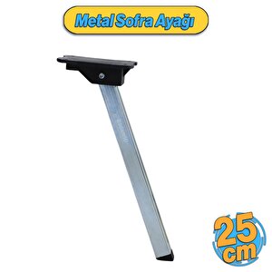 Sofra Ayağı 25 Cm Metal Plastik Siyah Taban Katlanır Yer Sofrası Sini Altı Mobilya Ayak Sehpa Masa