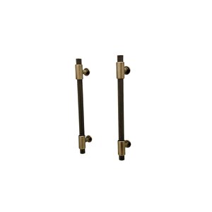 Erva Handles 158 Mat Antik Sarı Mobilya Tv Ünitesi Dolap Mutfak Çekmece Kulpu 128 Mm 10 Adet