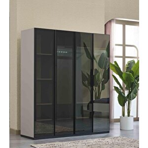 Dolap Urlu Roma 90434 Model Gardrop 4 Cam Kapılı Kalite Malzeme  El Yapim
