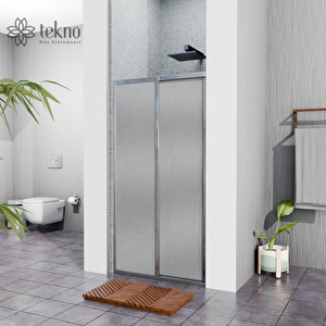 Gümüş  Plastik Mika Duşakabin H:180 113cm 113 cm