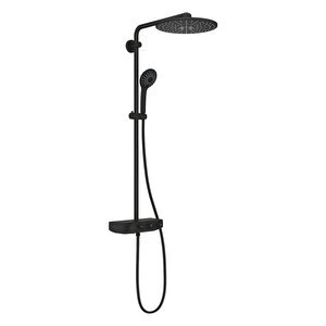 Euphoria Smartcontrol System 310 Duo Duvara Monte Termostatik Bataryalı Duş Sistemi Phantom Black - 22120kf0