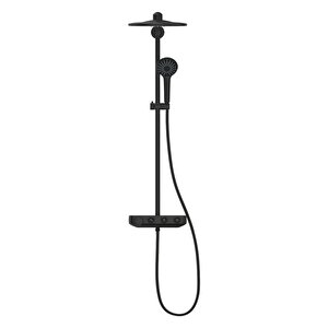 Euphoria Smartcontrol System 310 Duo Duvara Monte Termostatik Bataryalı Duş Sistemi Phantom Black - 22120kf0