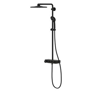 Grohe Euphoria Smartcontrol System 310 Duo Duvara Monte Termostatik Bataryalı Duş Sistemi Phantom Black - 22120kf0