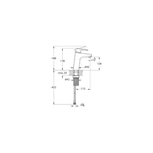 Twist Round Yüksek Lavabo Bataryası A42970