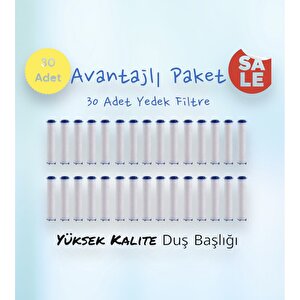 Kireç Önleyici Özellikli Duş Başlığı Filtresi 30 Adet (avantajlı Paket)