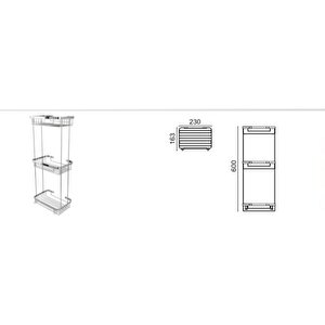 Taci̇ 304 Üçlü 23x15 Şampuanlik -p10-030