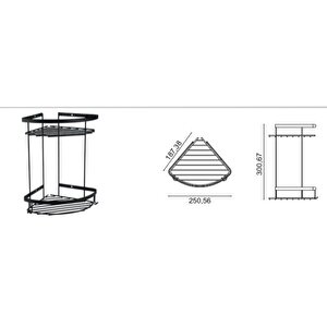 Zerri̇n İki̇li̇ 19x19 Metal Si̇yah Dkp10-032.4