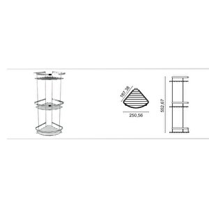 Zerri̇n 304 Üçlü 19x19 Köşe Süngerli̇k-p10-003