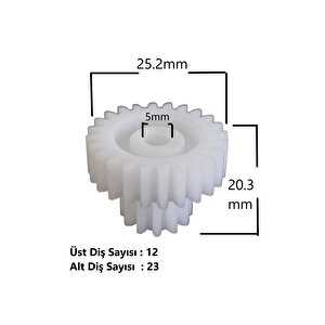 Tefal E129 Uyumlu Chb Doğrayıcı Çift Dişli (hazne Kapağında)