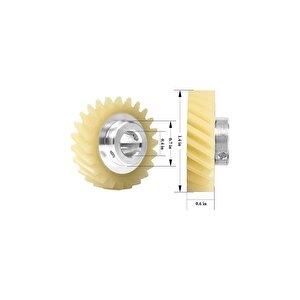 Kitchenaid Mikser 4162897 4169830 Ap4295669 Dişli