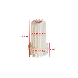 Braun Uyumlu Silk Epil 9 Epilasyon Dişli Yedek Parça Takım
