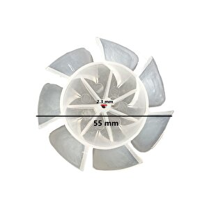 Saç Kurutma Makinesi Pervanesi 7 Kanat (55 Mm)