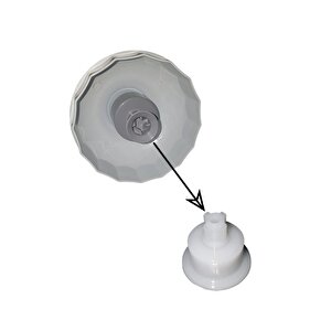 King P 949 Asisto Blender Hazne Kapağı Alt Bıçak Yuvası