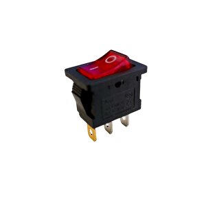 Kcd1 Kırmızı Işıklı On/off Anahtar 3 Pin