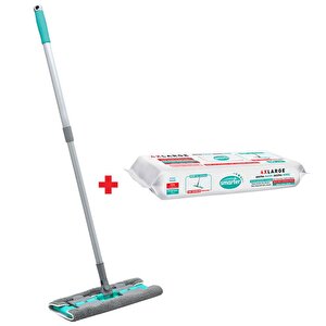 Magic Mop + Yer Temizlik Havlusu Hediyeli Paspas Mandallı Set Yüzey Bez Uyumlu