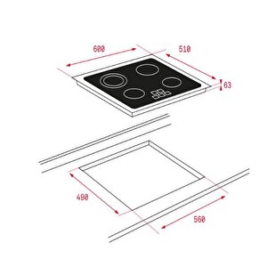 Teka Ankastre Set ( Hak 625 Bk-atv 60.3-tz 6316 )