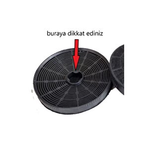 Termikel Oval Aspiratör Davlumbaz 15.5 Cm Karbon Filtre Seti