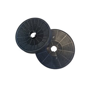 Teka Tvt 60.1 Beyaz Duvar Tipi Davlumbaz Karbon Filtre 17,3cm-15,6cm 2 Li Takım