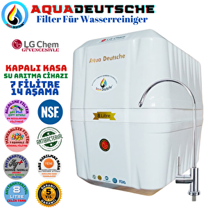 Elegance Beyaz 7 Fi̇li̇tre 14 Aşama 8 Li̇tre Alkali̇ Mi̇neral Ve Jakobi̇ Tatlandiricili Su Aritma Ci̇hazi