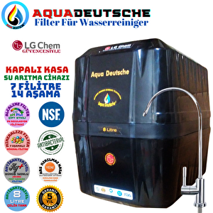 Elegance Si̇yah 7 Fi̇li̇tre 14 Aşama 8 Li̇tre Alkali̇ Mi̇neral Ve Jakobi̇ Tatlandiricili Su Aritma Ci̇hazi